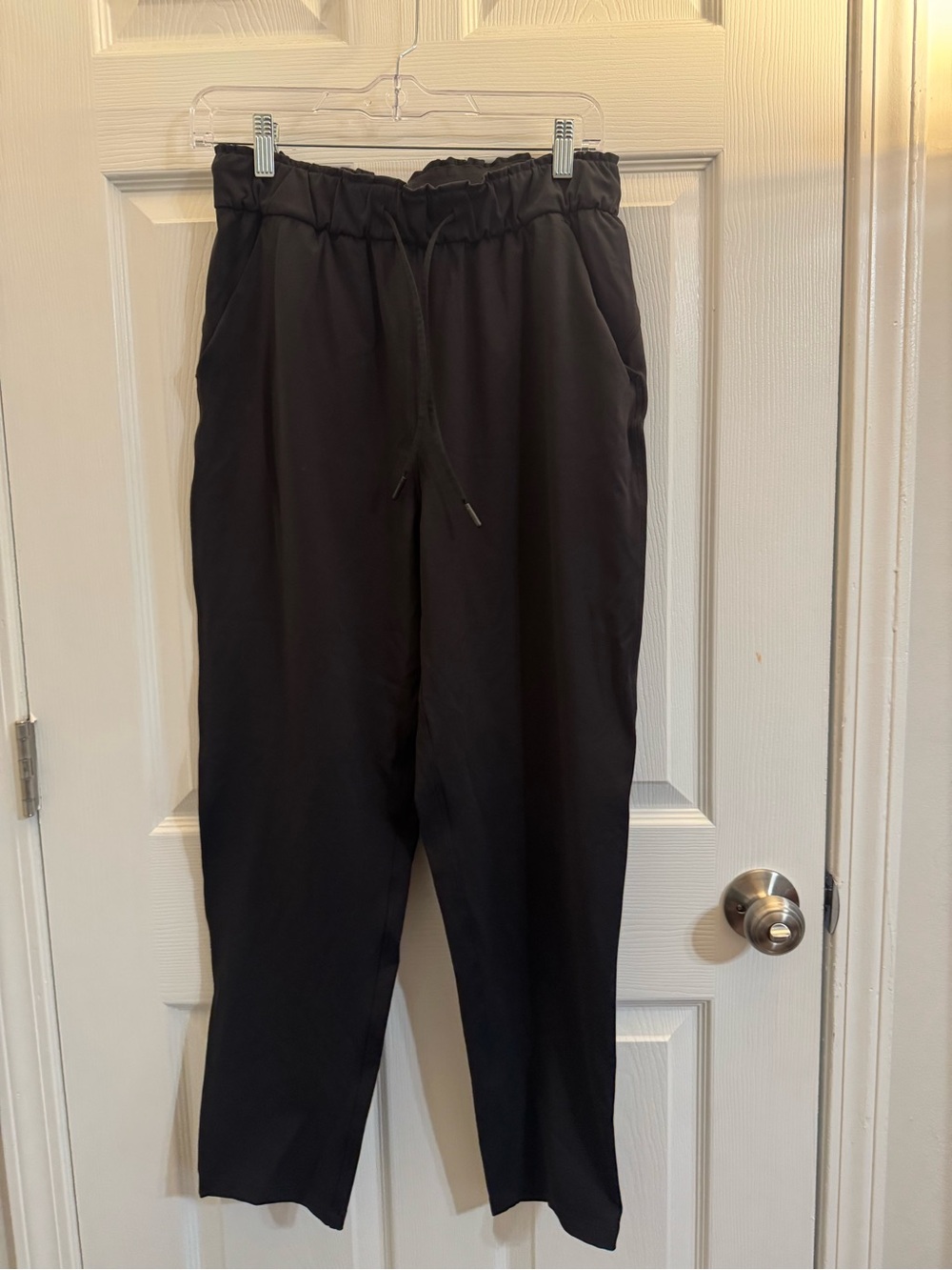 lululemon athletica Black Drawstring Track Joggers